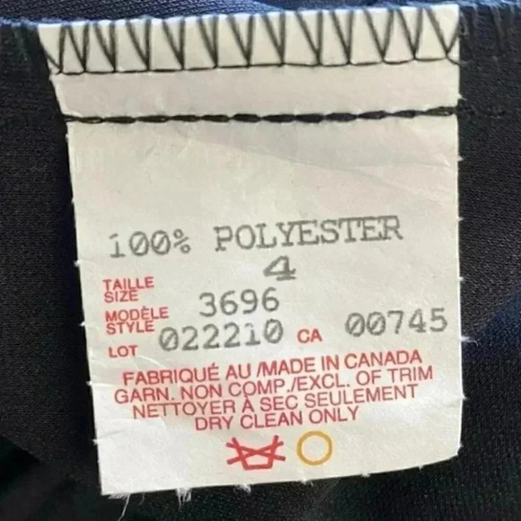 Vintage 90s JS Collections Long Black Formal Evening  Gown Beaded Halter Neck 4 - Picture 13 of 16